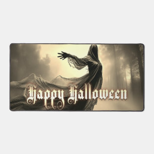 Schwarzer Geist in Höllscape - Halloween Schreibtischunterlage