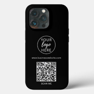 Schwarzer Geschäfts-QR-Code Case-Mate iPhone Hülle