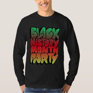 Schwarzer-Geschichte-Monat-Party T-Shirt