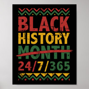 Schwarzer Geschichtsmonat 247365 Mit Afrikanischer Poster