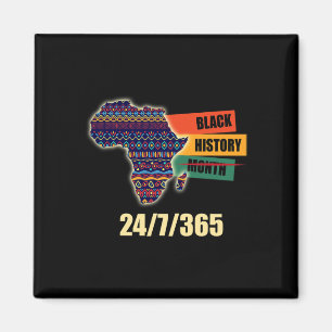 Schwarzer Geschichtsmonat 247365 T-Shirt Stolz Afr Magnet