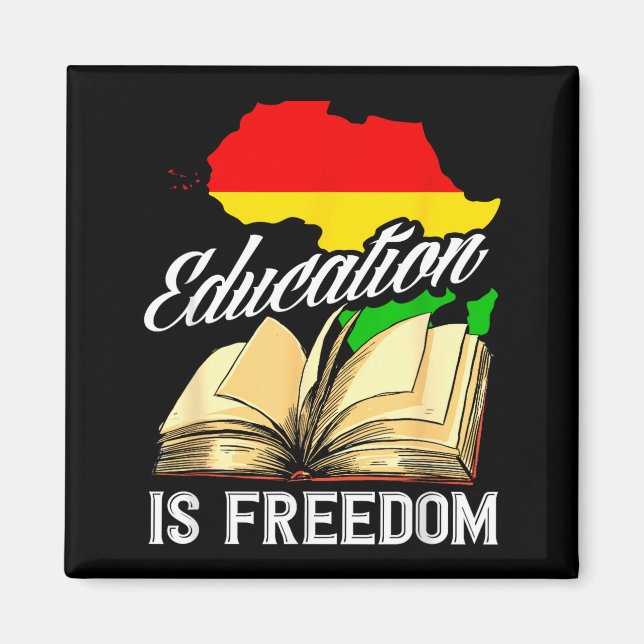 Schwarzer Geschichtsmonat Afrika Erbe Afrikanische Magnet (Vorne)