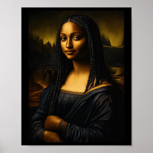 Schwarzer Geschichtsmonat Afro Afroamerikaner Mela Poster