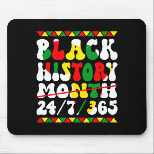 Schwarzer Geschichtsmonat Afro Melanin Schwarze Fr Mousepad