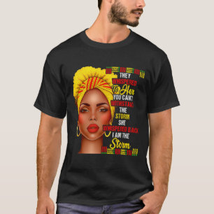 Schwarzer Geschichtsmonat Afro Schwarze Frauen Mäd T-Shirt