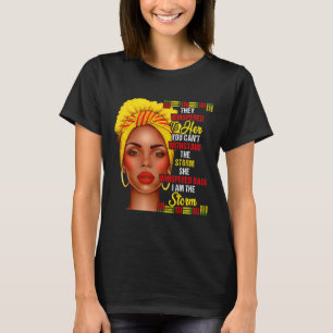 Schwarzer Geschichtsmonat Afro Schwarze Frauen Mäd T-Shirt