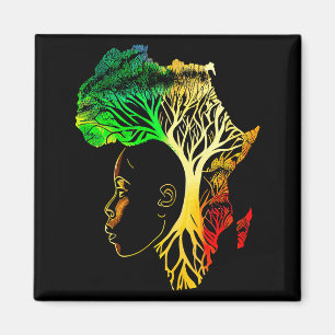 Schwarzer Geschichtsmonat Afroamerikanische Vorfah Magnet