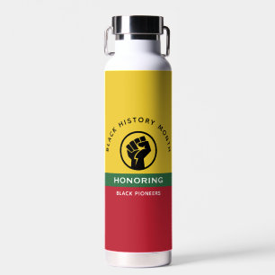 Schwarzer Geschichtsmonat Afroamerikanischer gesch Trinkflasche