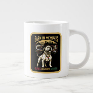 Schwarzer Geschichtsmonat Amerikanischer Bulldogge Jumbo-Tasse