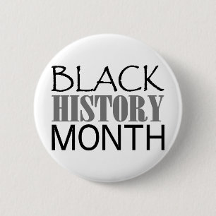 Schwarzer Geschichtsmonat Button