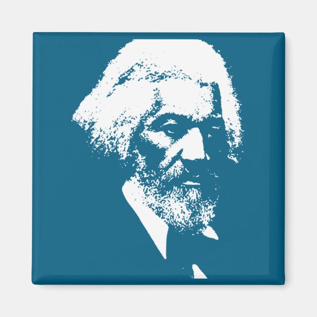 Schwarzer-Geschichtsmonat Erick Dougl Silhouette T Magnet (Vorne)