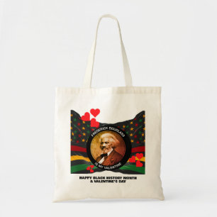 Schwarzer Geschichtsmonat FREDERICK DOUGLASS Valen Tragetasche