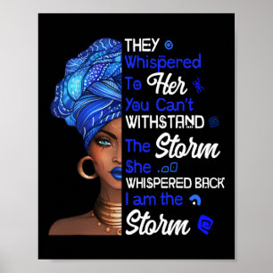 Schwarzer Geschichtsmonat Hbcu Zeta Phi Beta Soror Poster