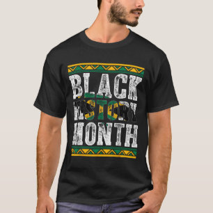 Schwarzer Geschichtsmonat Karte von Jamaika Jamaik T-Shirt