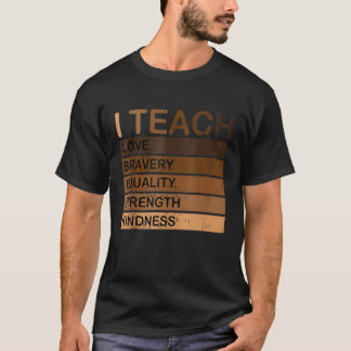 Schwarzer Geschichtsmonat Pyjama Feiern Ich unterr T-Shirt