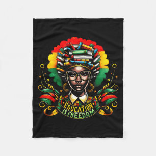 Schwarzer Geschichtsmonat Schwarze Führer Afroamer Fleecedecke