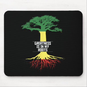 Schwarzer Geschichtsmonat Stolz Afroamerikanische  Mousepad