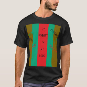 SCHWARZER GESCHICHTSMONAT T-Shirt