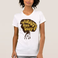 Schwarzer Girl-Magie-T - Shirt, Unsere Wurzeln lau