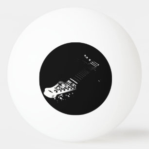 Schwarzer Gitarren-Klingeln Pong Ball Tischtennisball