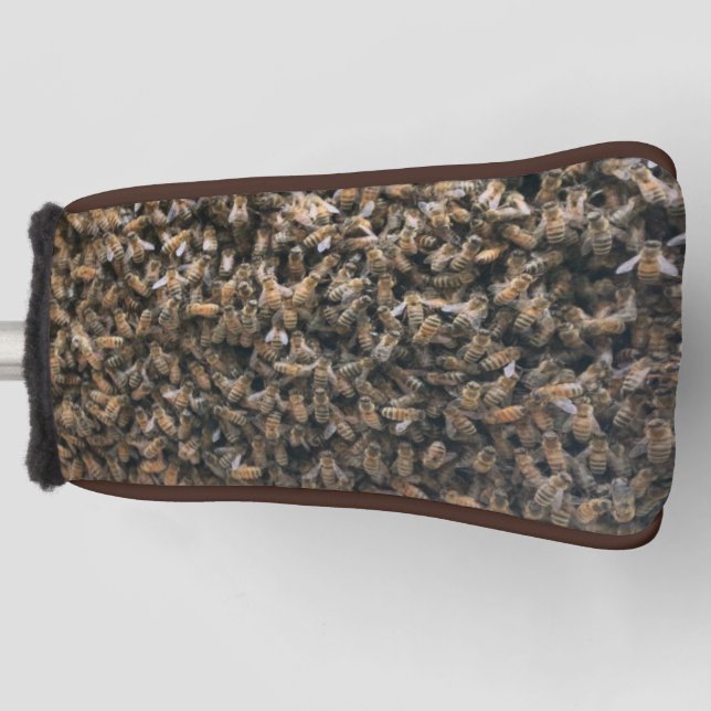 Schwarzer Golf Head Cover Headcover (Vorderseite)