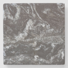 Schwarzer Granit-Getränk-Untersetzer - schwarz u. Steinuntersetzer