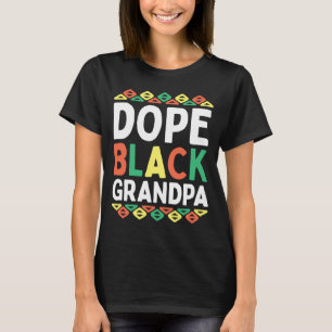 Schwarzer Großvater-Schwarzgeschichte-Monat T-Shirt