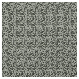 Schwarzer Grüner Leopard Stoff