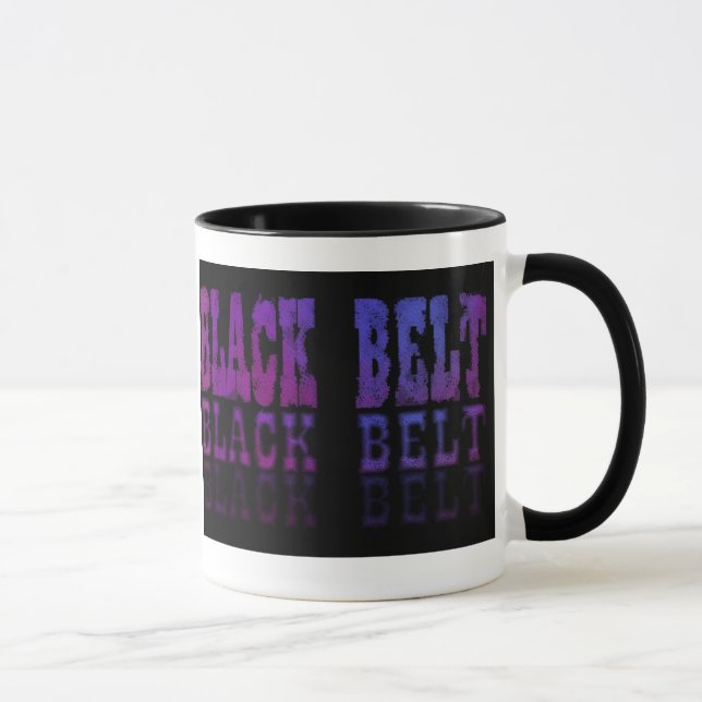 SCHWARZER GURT-KAFFEE-TASSE TASSE (Rechts)