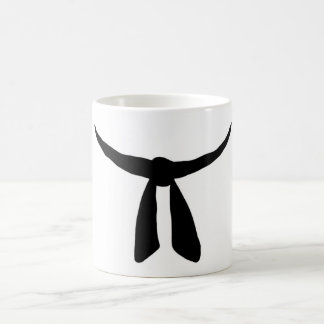 Schwarzer Gurt-Party Kaffeetasse