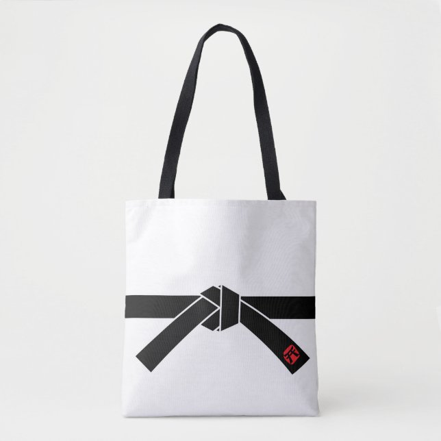 Schwarzer Gürtel, Kampfkunst, 黒 帯, 武 道 Tasche (Vorderseite)