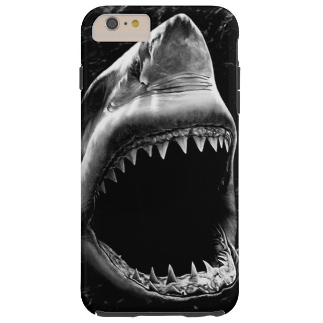 Schwarzer Haifisch iPhone 6 Kasten Case-Mate iPhone Hülle (Rückseite)