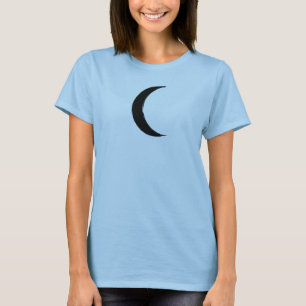 Schwarzer Halbmond Abnehmende Magie Dunkler Mond A T-Shirt