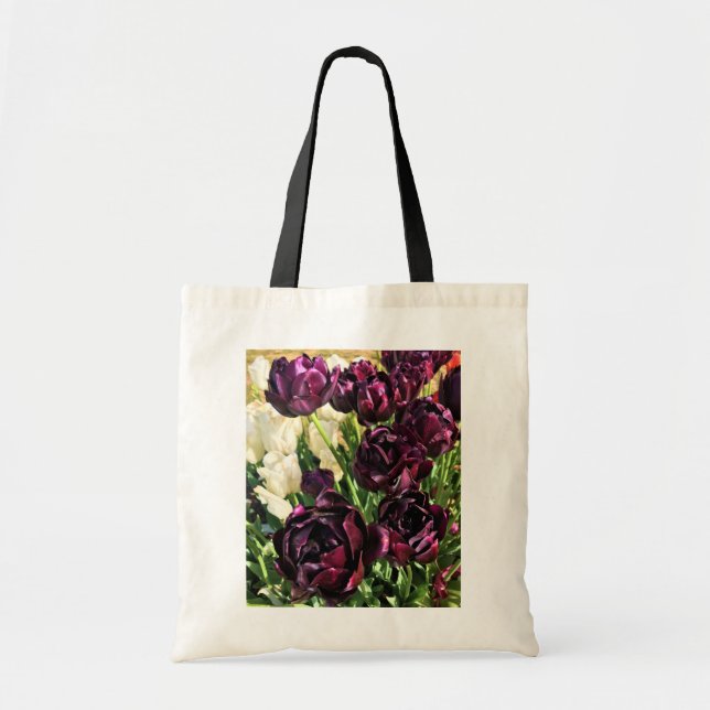Schwarzer Held Tulips, Oregon Tragetasche (Vorne)