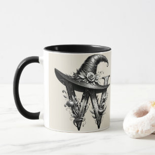 Schwarzer Hexenhut Hexenbrief W Benutzerdefinierte Tasse
