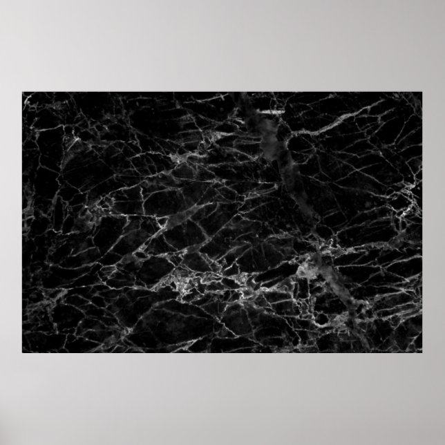 Schwarzer Hintergrund Poster (Vorne)