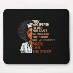 Schwarzer Historienmonat Krankenschwester Stolz Sc Mousepad