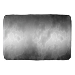 Schwarzer Holzkohlen-Marmor Badematte