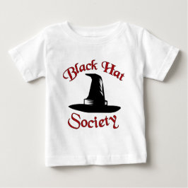 Schwarzer Hut-Gesellschaft Baby T-shirt