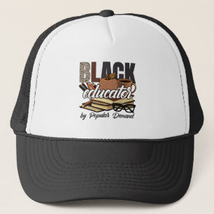 Schwarzer Hut - Trucker Cap zum Monat der schwarze Truckerkappe