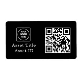 Schwarzer Inventar-QR | Benutzerdefinierter Produk