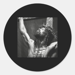 Schwarzer Jesus, Christentum, Kirche, Christus, Je Runder Aufkleber
