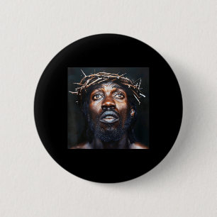 Schwarzer Jesus, Christus, Kirche, Christus, Jesus Button