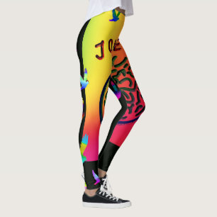 Schwarzer Joker Milliamperestunde Jongg träumt Leggings