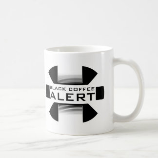 Schwarzer Kaffee-Alarm - Kaffee-Tasse Kaffeetasse