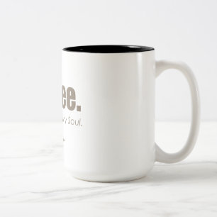 Schwarzer Kaffee Zweifarbige Tasse