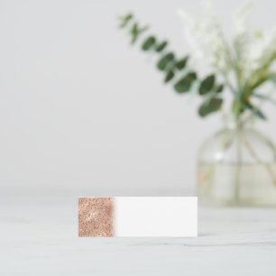 Schwarzer Käse Leopard Hautfarbe Muster Tier Mini Visitenkarte