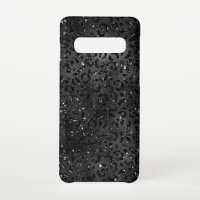 Schwarzer Käse Leopard Hautfarbe Muster Tier