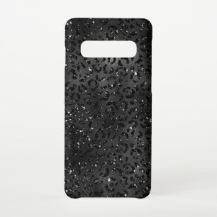 Schwarzer Käse Leopard Hautfarbe Muster Tier Samsung Galaxy S10 Hülle