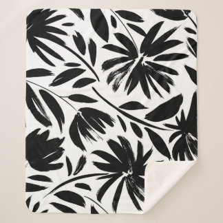 Schwarzer Kasten: Vintages Chrysanthemum Sherpadecke